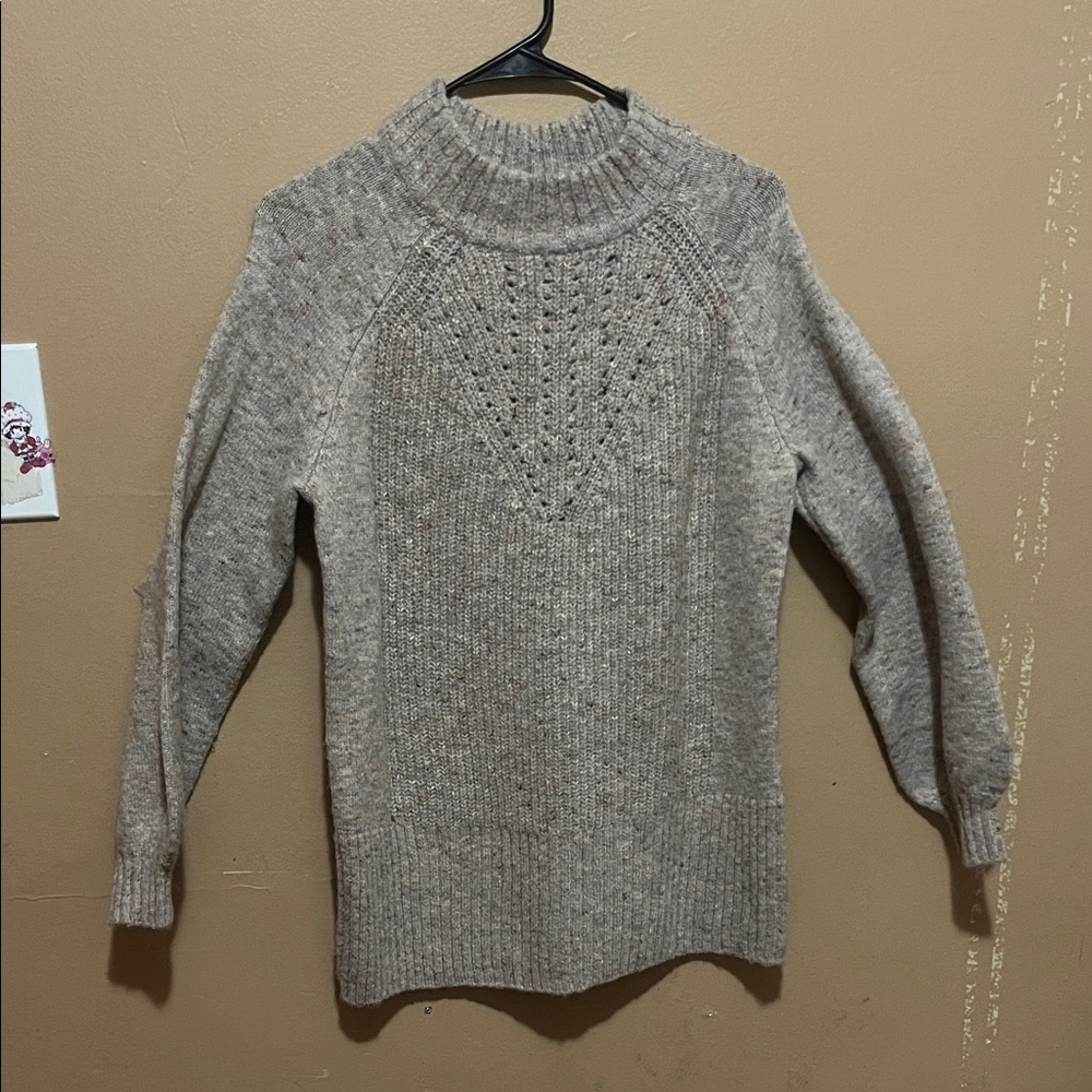 LC Lauren Conrad Taupe Turtleneck Sweater